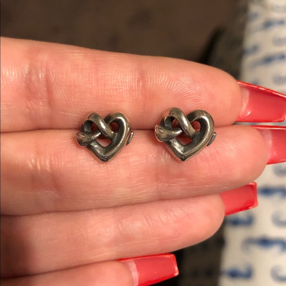 James Avery Jewelry James Avery Heart Knot Earrings Poshmark